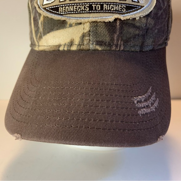 Vintage Duck Dynasty Hat 2013 Embroidered Adjustable Camo Brown Baseball Cap - Picture 4 of 8